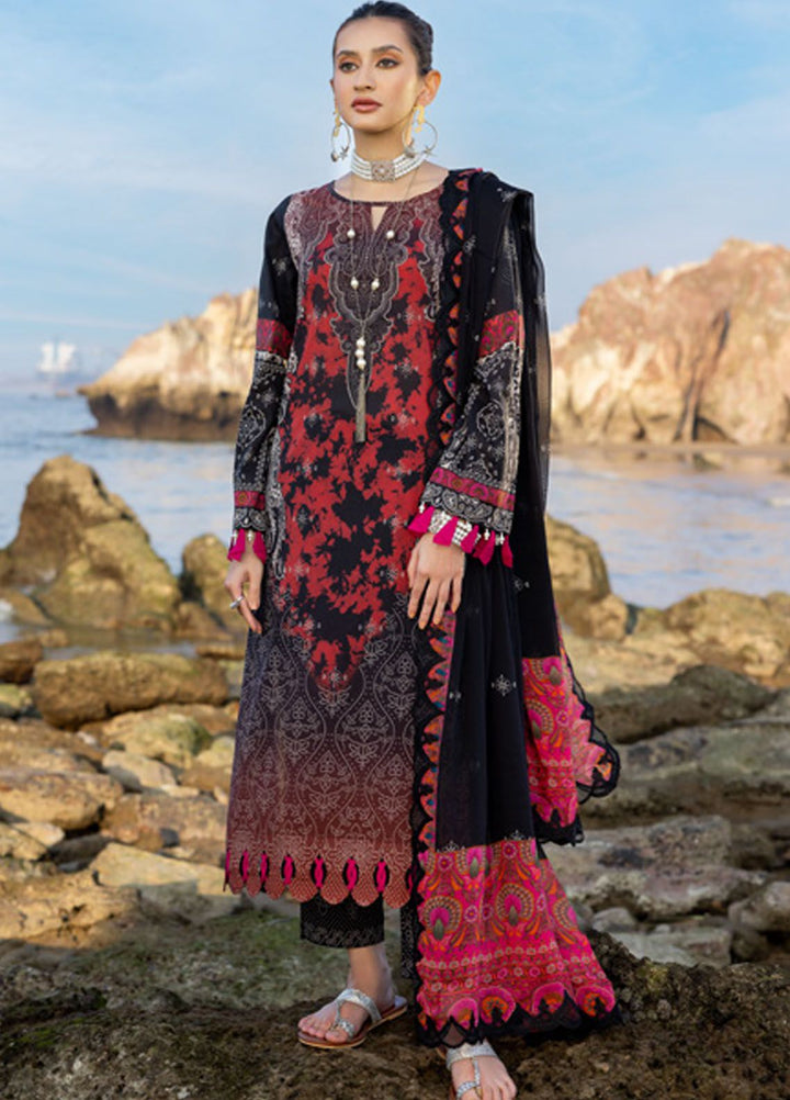 Charizma Embroidered Lawn Suits Unstitched 3 Piece CRZ24PM3 PM4-19 - Summer Collection