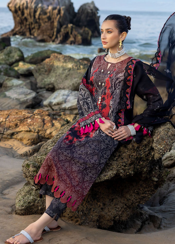 Charizma Embroidered Lawn Suits Unstitched 3 Piece CRZ24PM3 PM4-19 - Summer Collection