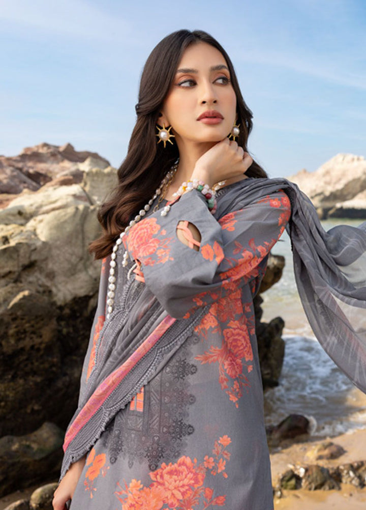 Charizma Embroidered Lawn Suits Unstitched 3 Piece CRZ24PM3 PM4-20 - Summer Collection