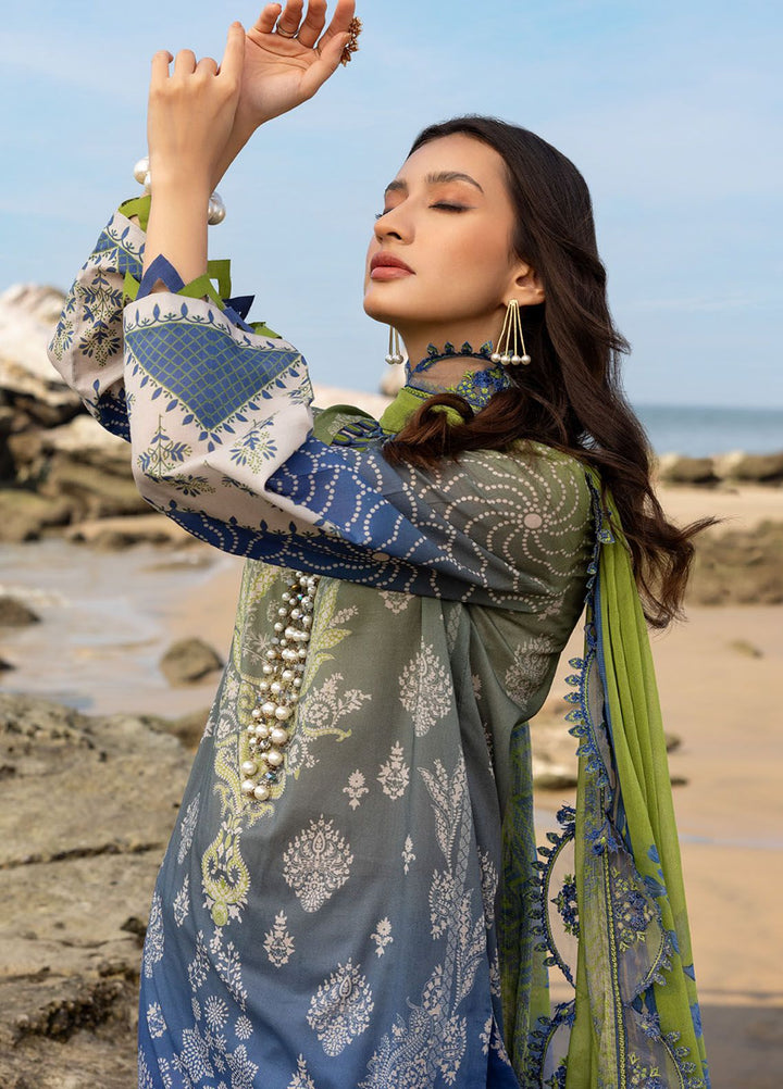 Charizma Embroidered Lawn Suits Unstitched 3 Piece CRZ24PM3 PM4-22 - Summer Collection
