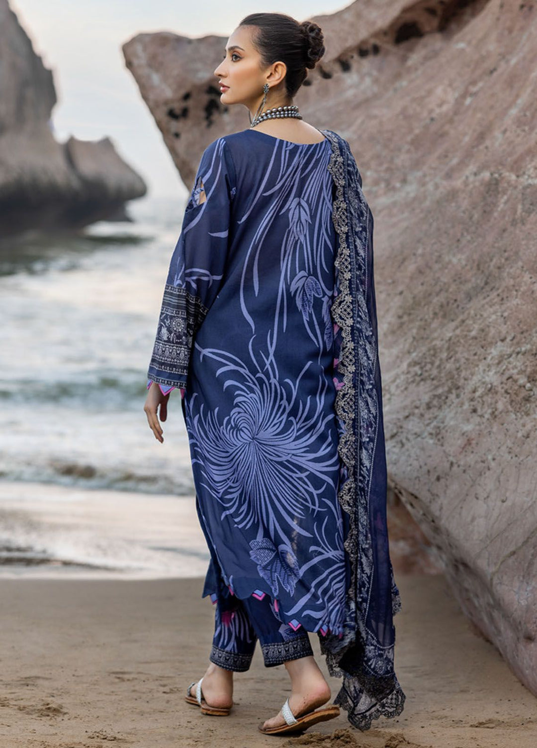 Charizma Embroidered Lawn Suits Unstitched 3 Piece CRZ24PM3 PM4-24 - Summer Collection