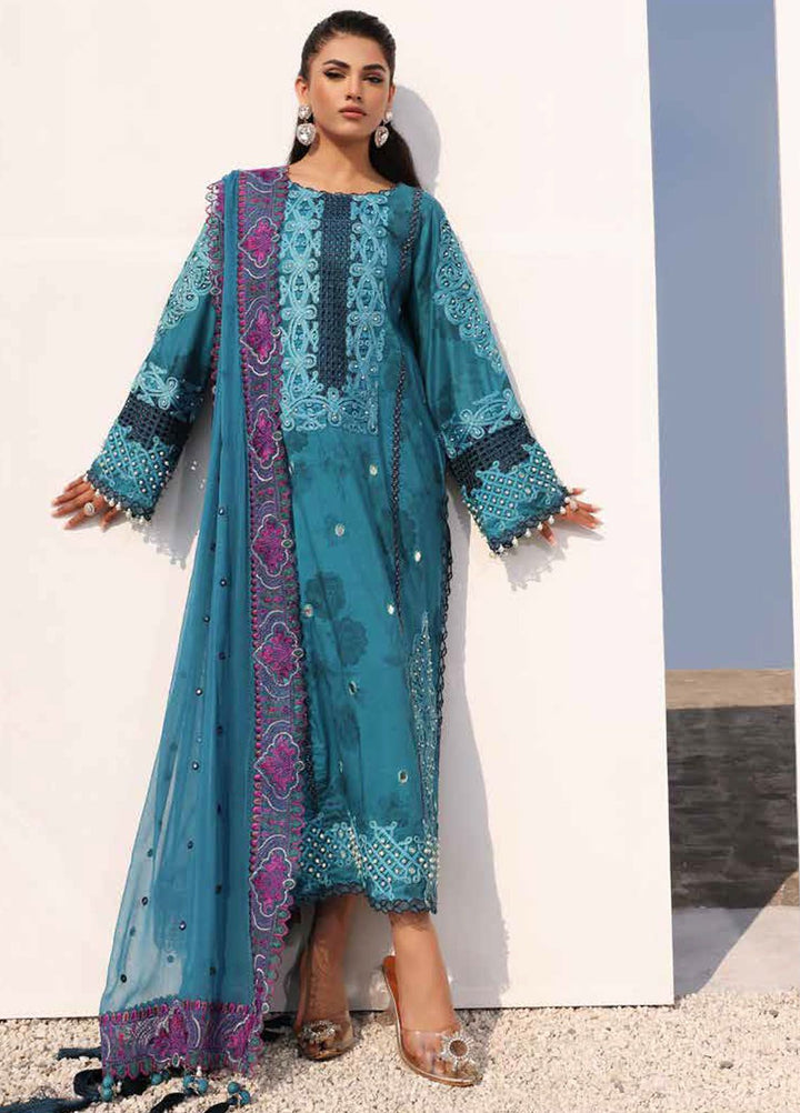Charizma Embroidered Lawn Suits Unstitched 3 Piece CRZ24SF ED4-02 - Festive Collection