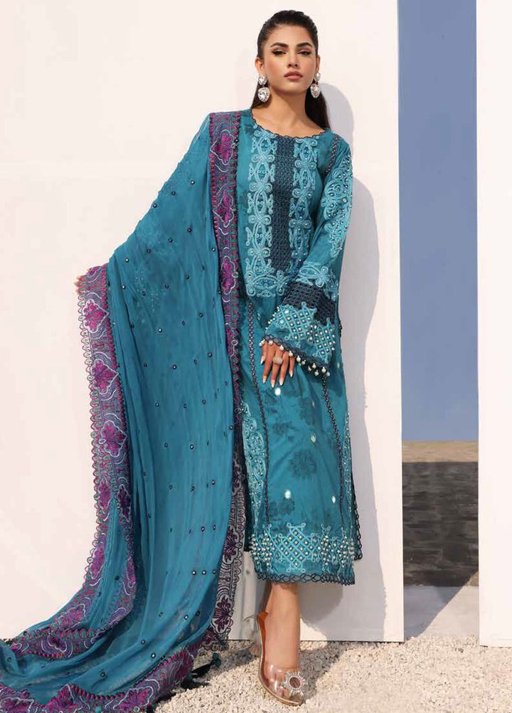 Charizma Embroidered Lawn Suits Unstitched 3 Piece CRZ24SF ED4-02 - Festive Collection