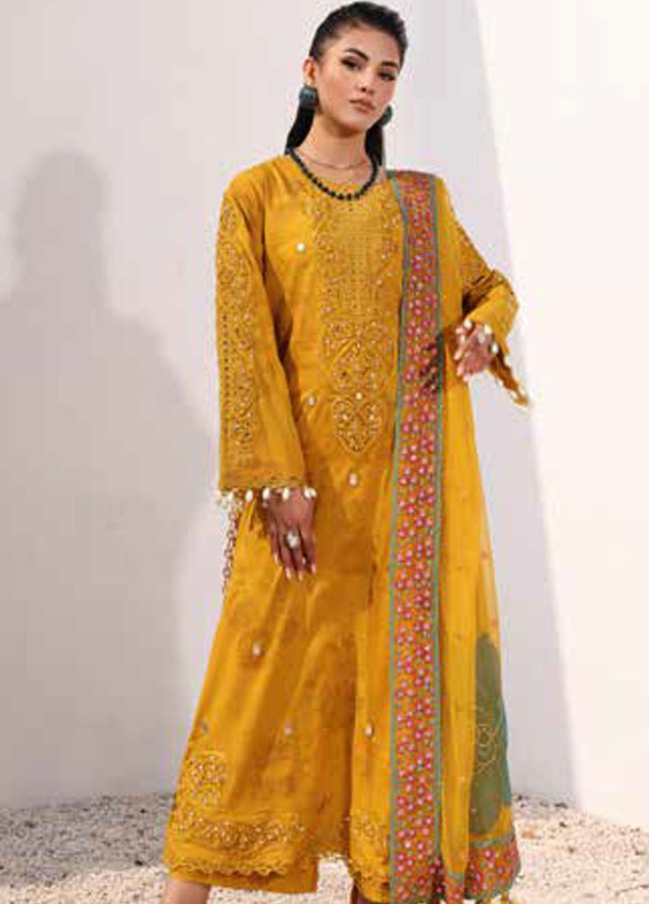 Charizma Embroidered Lawn Suits Unstitched 3 Piece CRZ24SF ED4-03 - Festive Collection