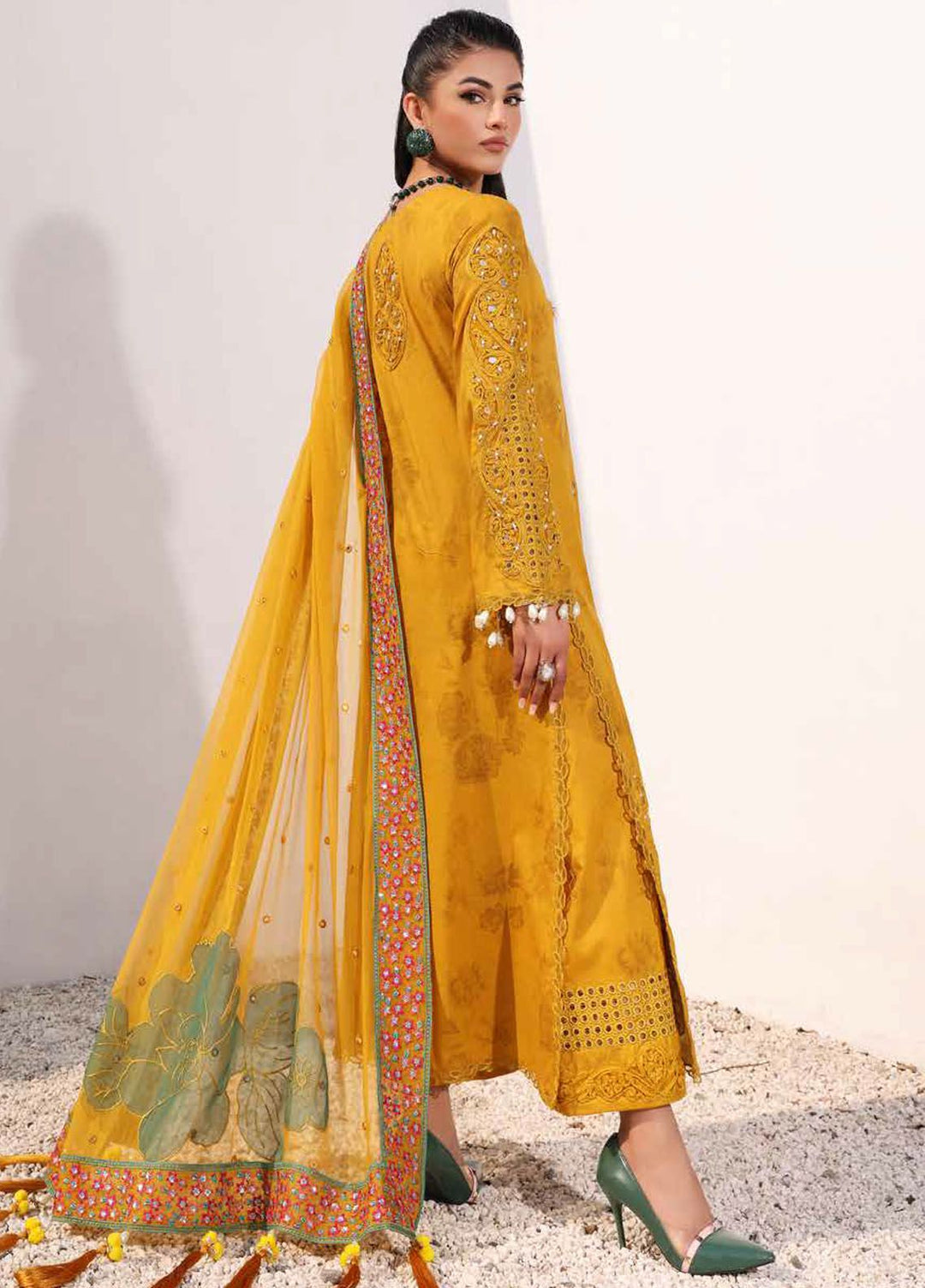 Charizma Embroidered Lawn Suits Unstitched 3 Piece CRZ24SF ED4-03 - Festive Collection