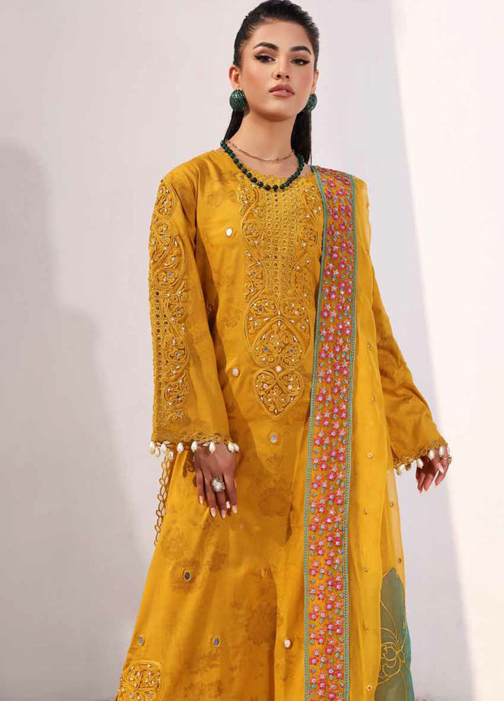 Charizma Embroidered Lawn Suits Unstitched 3 Piece CRZ24SF ED4-03 - Festive Collection