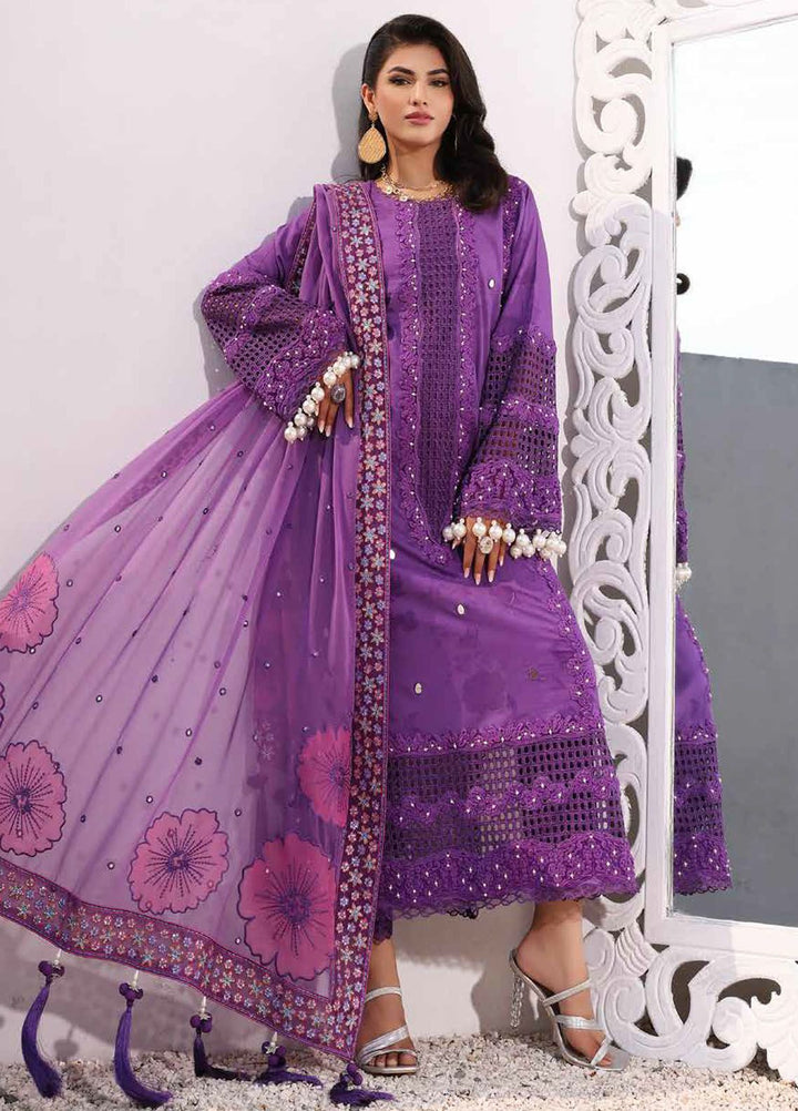 Charizma Embroidered Lawn Suits Unstitched 3 Piece CRZ24SF ED4-04 - Festive Collection