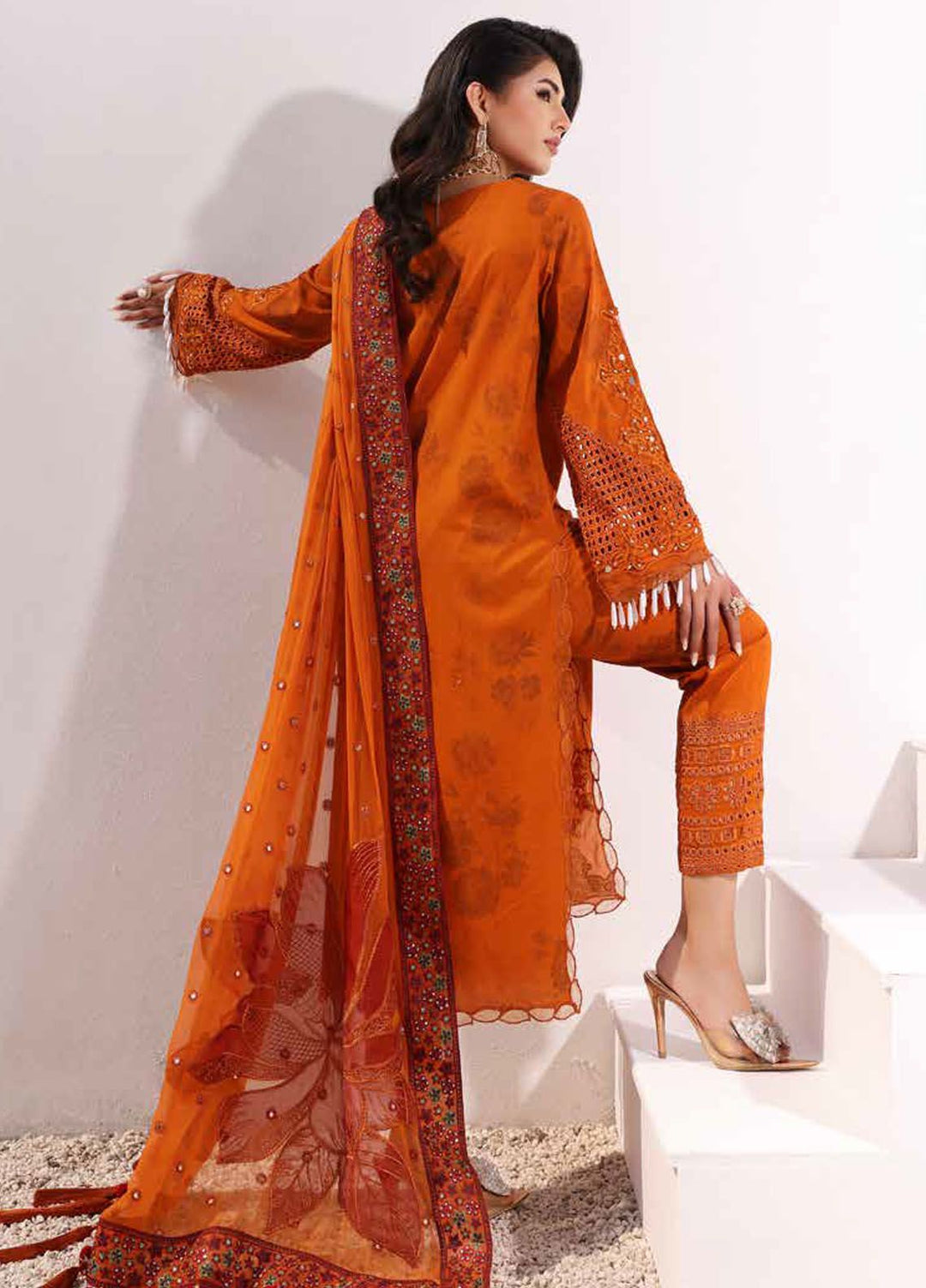 Charizma Embroidered Lawn Suits Unstitched 3 Piece CRZ24SF ED4-05 - Festive Collection