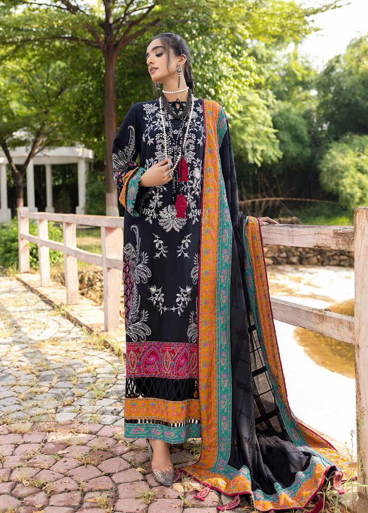 Charizma Embroidered Leather Peach Suits Unstitched 3 Piece CRZ22W CLP-07 - Winter Collection