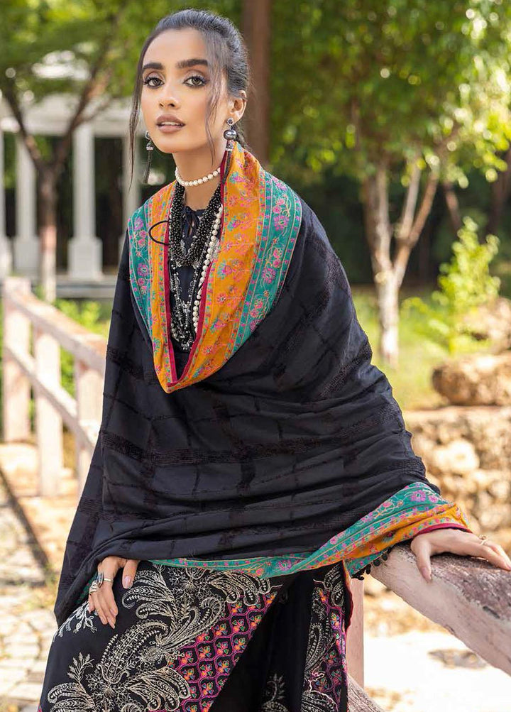 Charizma Embroidered Leather Peach Suits Unstitched 3 Piece CRZ22W CLP-07 - Winter Collection