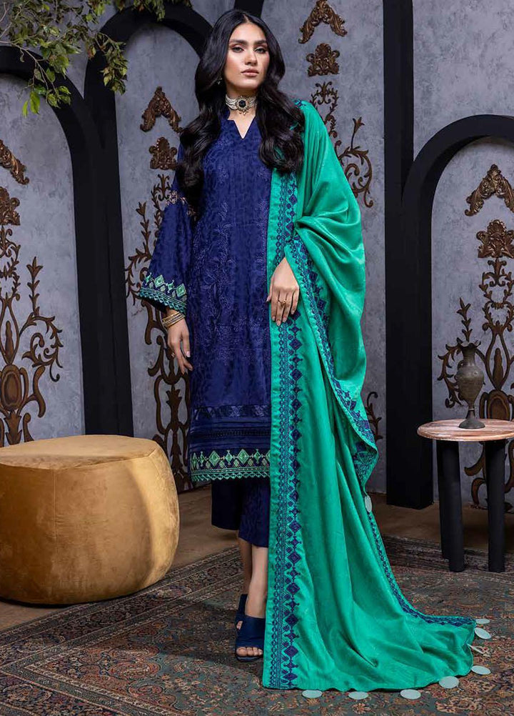 Charizma Embroidered Leather Peach Suits Unstitched 3 Piece CRZ22LW CJW-02 - Winter Collection