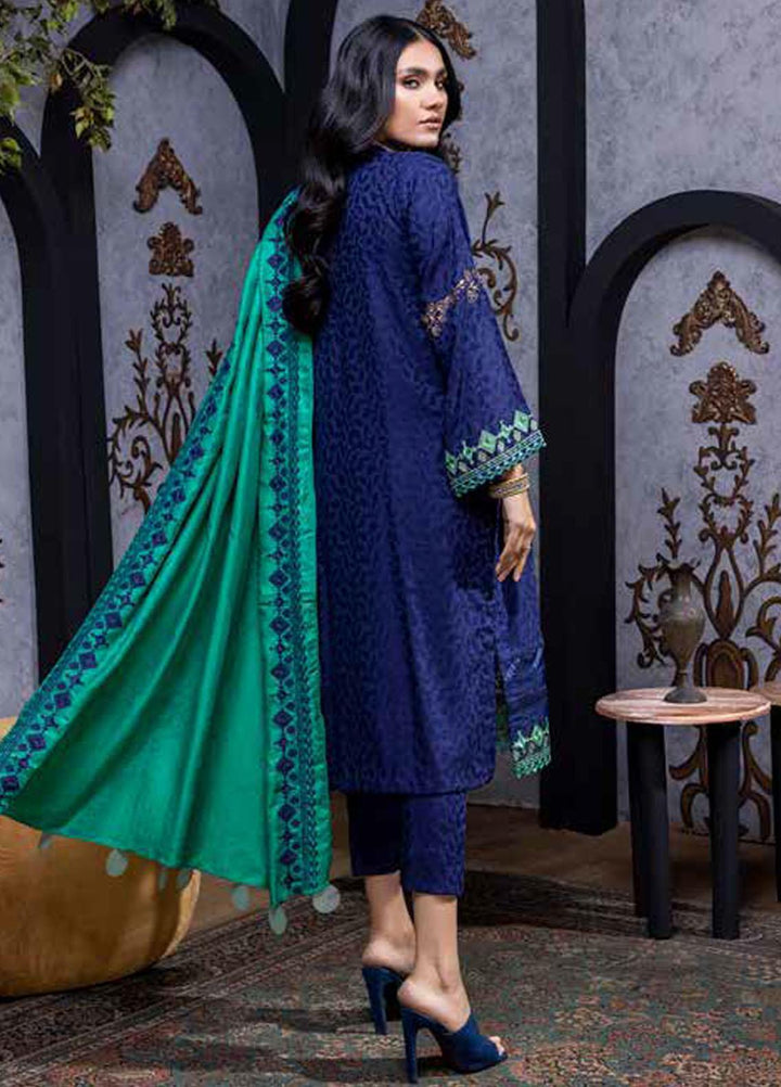 Charizma Embroidered Leather Peach Suits Unstitched 3 Piece CRZ22LW CJW-02 - Winter Collection