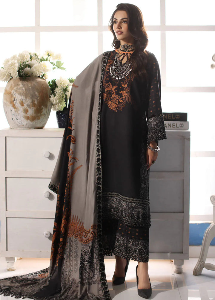 Charizma Embroidered Linen Suit Unstitched 3 Piece CRZ24VW CVW4-01 - Winter Collection