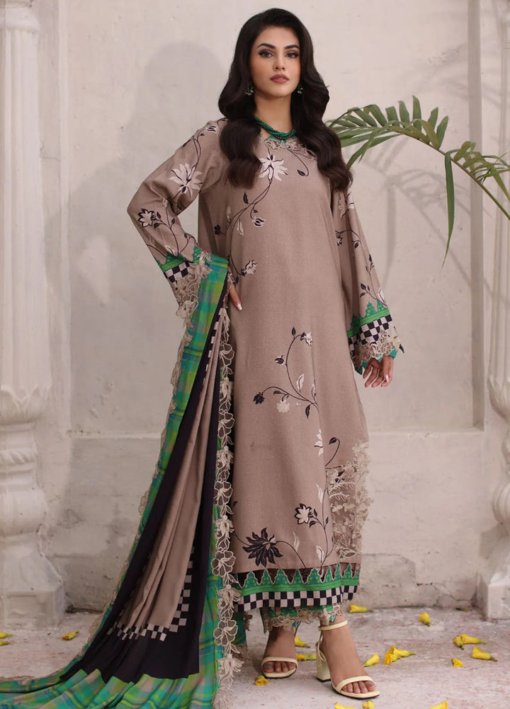 Charizma Embroidered Linen Suit Unstitched 3 Piece CRZ24VW CVW4-02 - Winter Collection