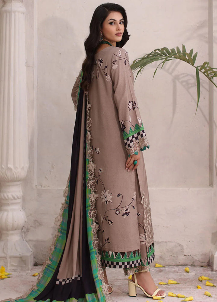 Charizma Embroidered Linen Suit Unstitched 3 Piece CRZ24VW CVW4-02 - Winter Collection