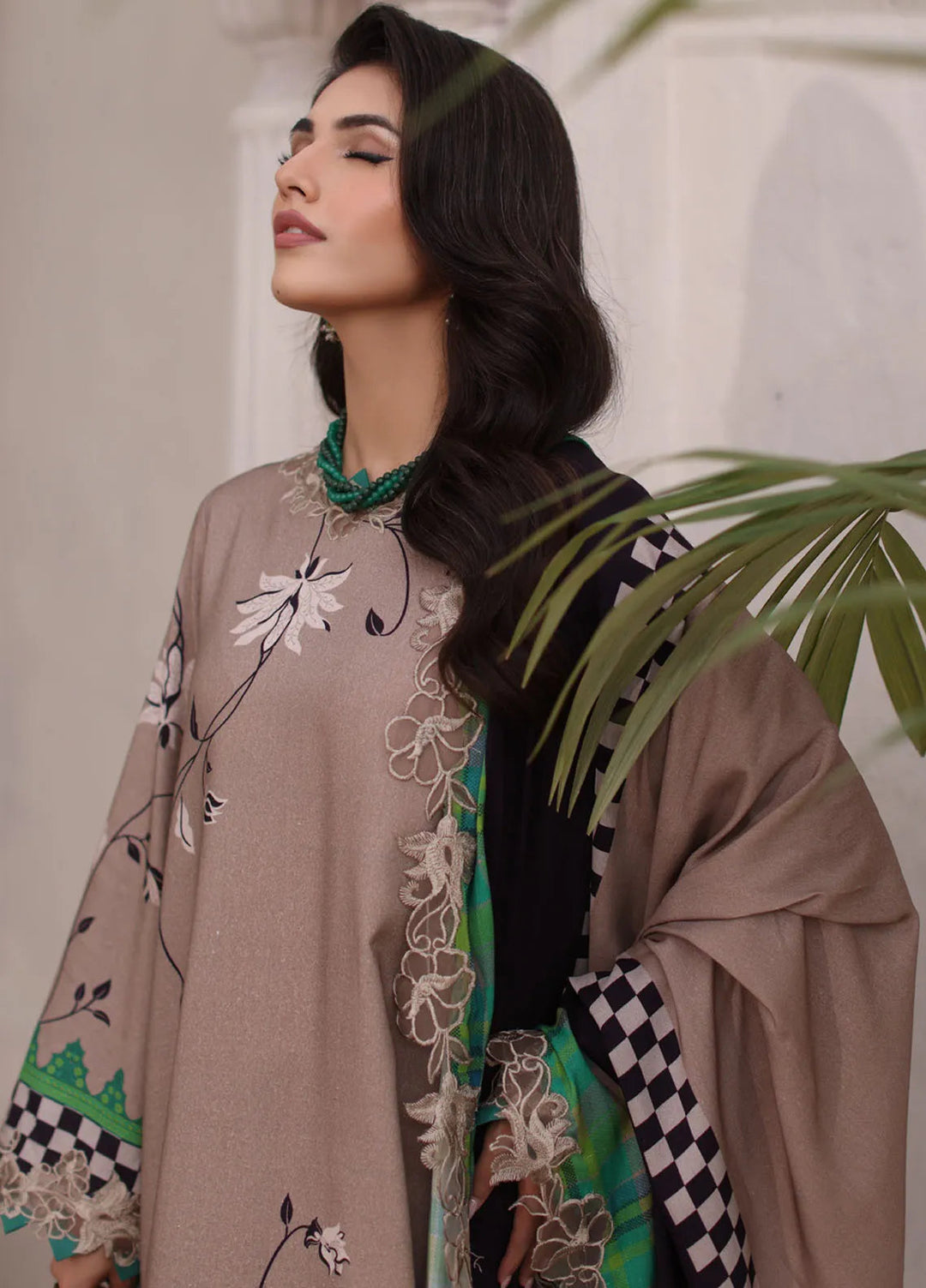 Charizma Embroidered Linen Suit Unstitched 3 Piece CRZ24VW CVW4-02 - Winter Collection