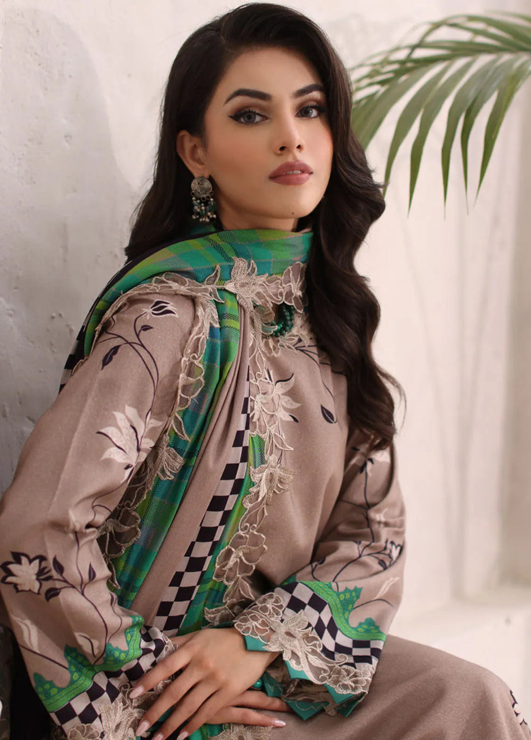 Charizma Embroidered Linen Suit Unstitched 3 Piece CRZ24VW CVW4-02 - Winter Collection