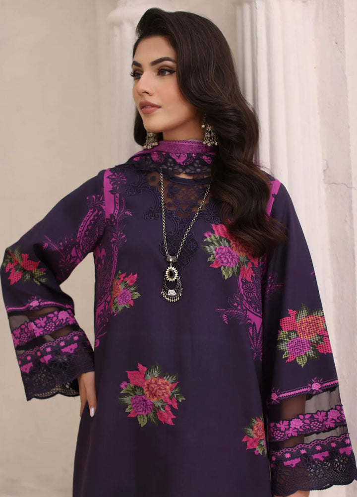 Charizma Embroidered Linen Suit Unstitched 3 Piece CRZ24VW CVW4-03 - Winter Collection
