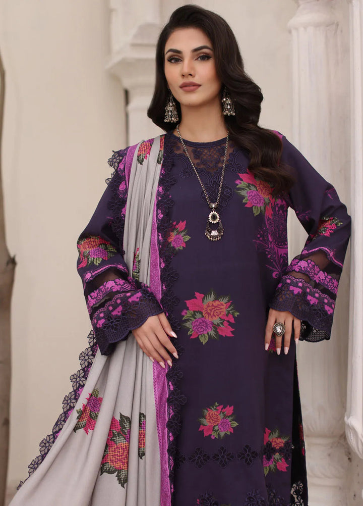 Charizma Embroidered Linen Suit Unstitched 3 Piece CRZ24VW CVW4-03 - Winter Collection