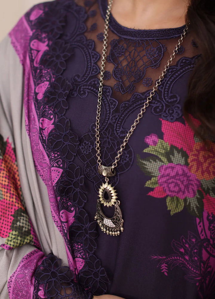 Charizma Embroidered Linen Suit Unstitched 3 Piece CRZ24VW CVW4-03 - Winter Collection