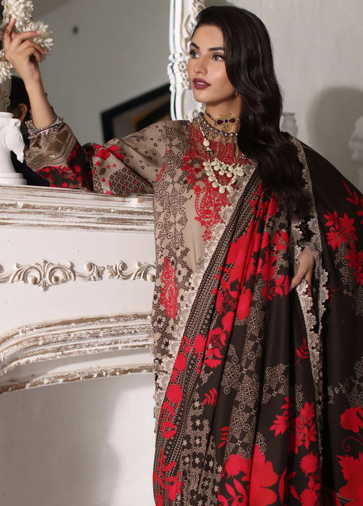 Charizma Embroidered Linen Suit Unstitched 3 Piece CRZ24VW CVW4-04 - Winter Collection