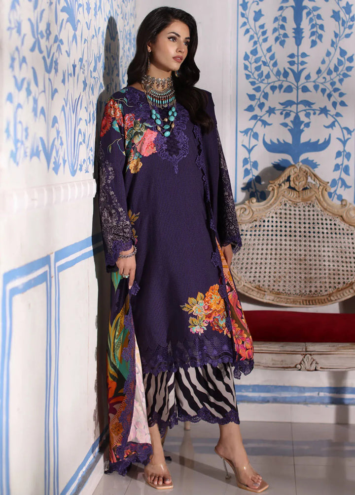 Charizma Embroidered Linen Suit Unstitched 3 Piece CRZ24VW CVW4-06 - Winter Collection