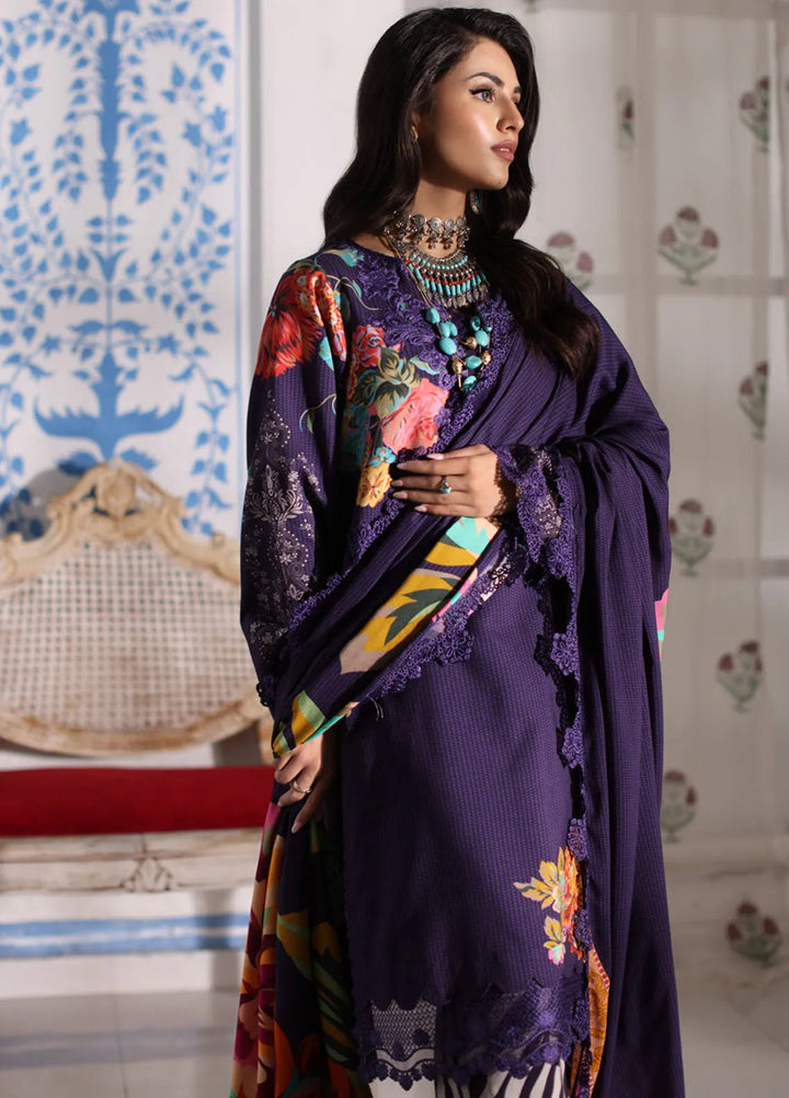 Charizma Embroidered Linen Suit Unstitched 3 Piece CRZ24VW CVW4-06 - Winter Collection