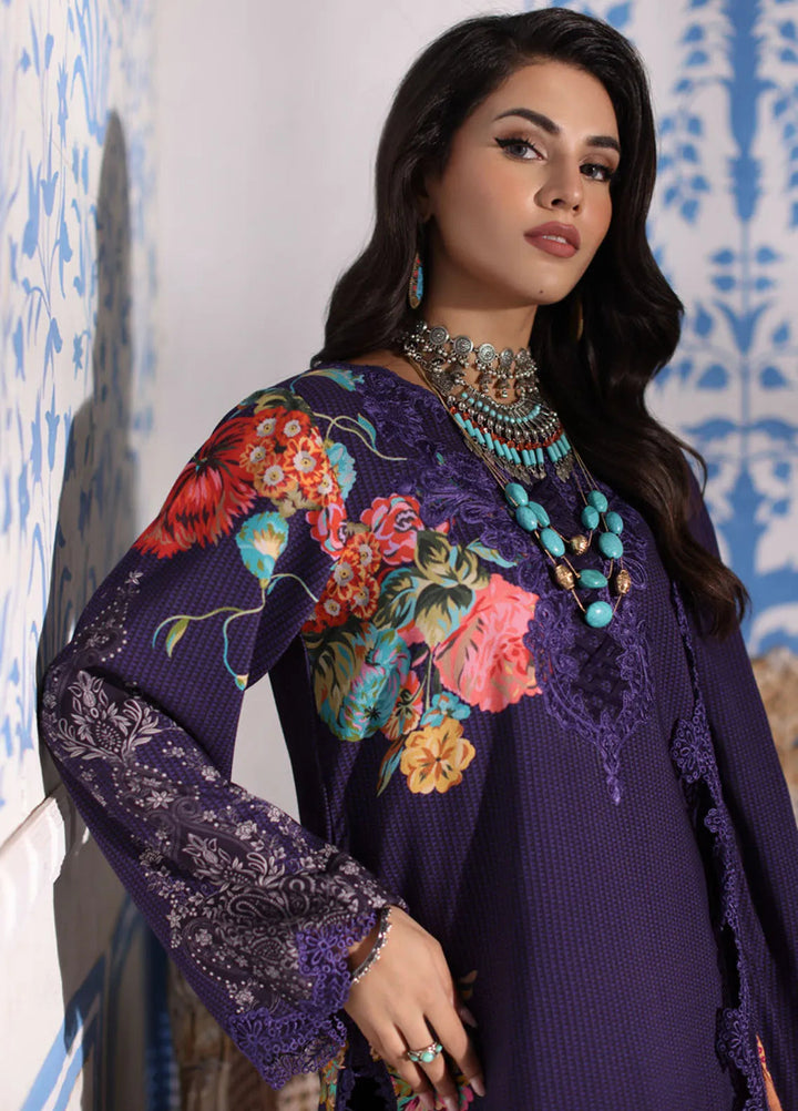 Charizma Embroidered Linen Suit Unstitched 3 Piece CRZ24VW CVW4-06 - Winter Collection