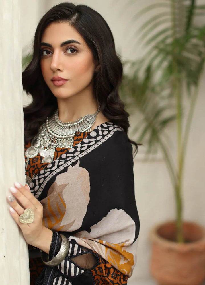 Charizma Embroidered Linen Suit Unstitched 3 Piece CRZ24VW CVW4-07 - Winter Collection