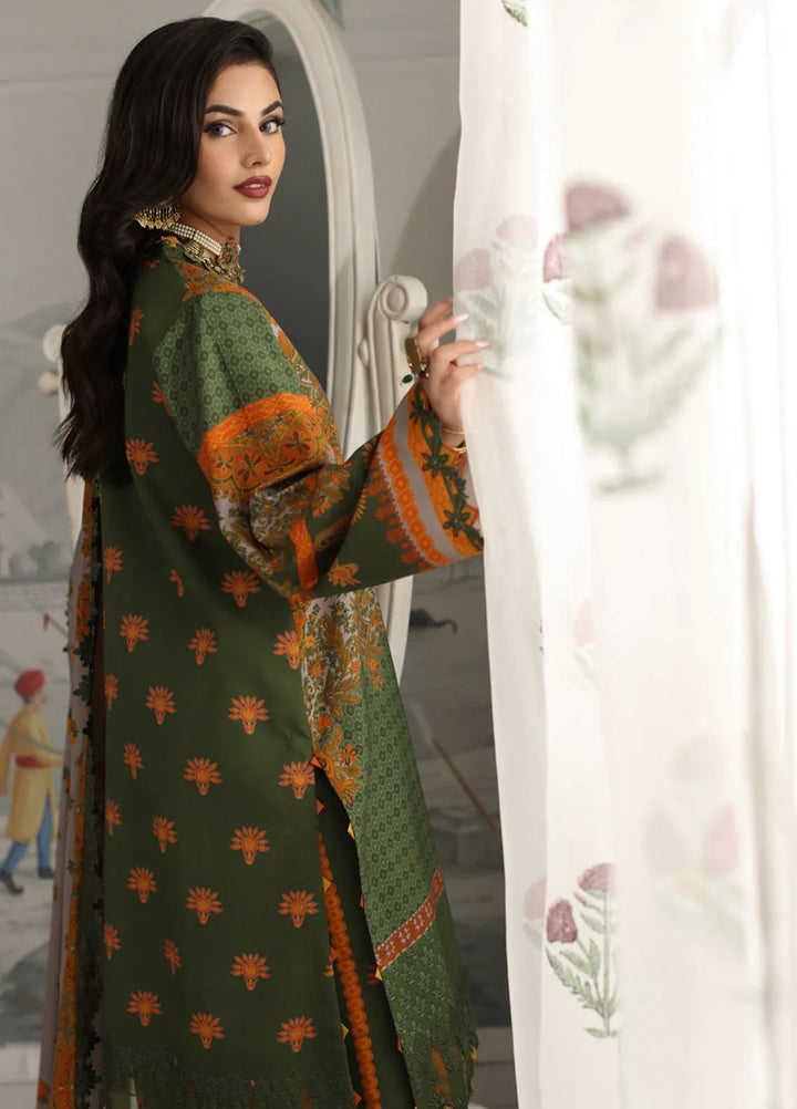 Charizma Embroidered Linen Suit Unstitched 3 Piece CRZ24VW CVW4-08 - Winter Collection