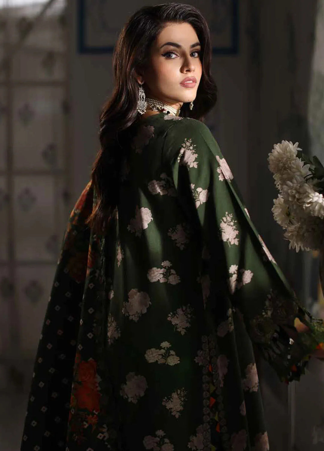 Charizma Embroidered Linen Suit Unstitched 3 Piece CRZ24EL CCW4-12 - Winter Collection