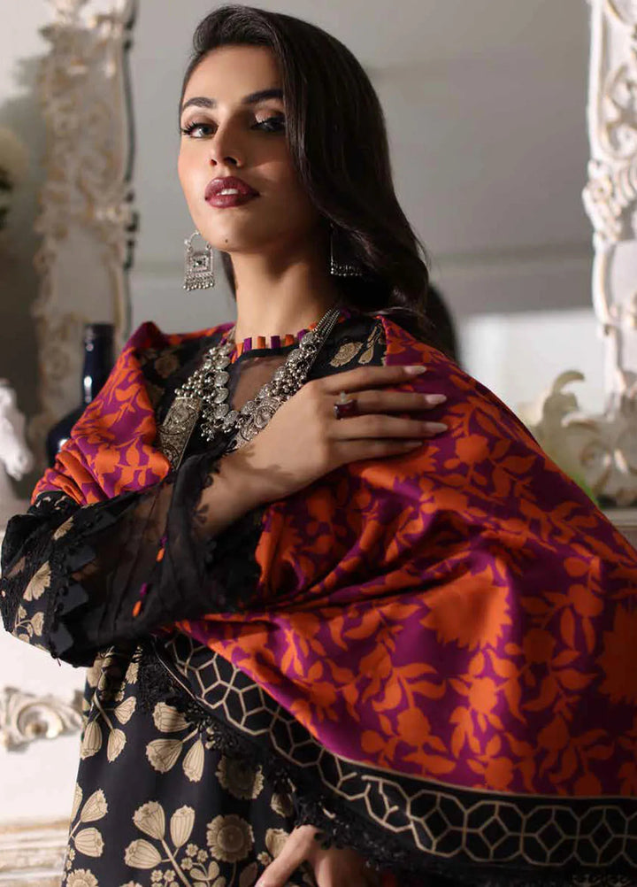 Charizma Embroidered Linen Suit Unstitched 3 Piece CRZ24EL CCW4-13 - Winter Collection