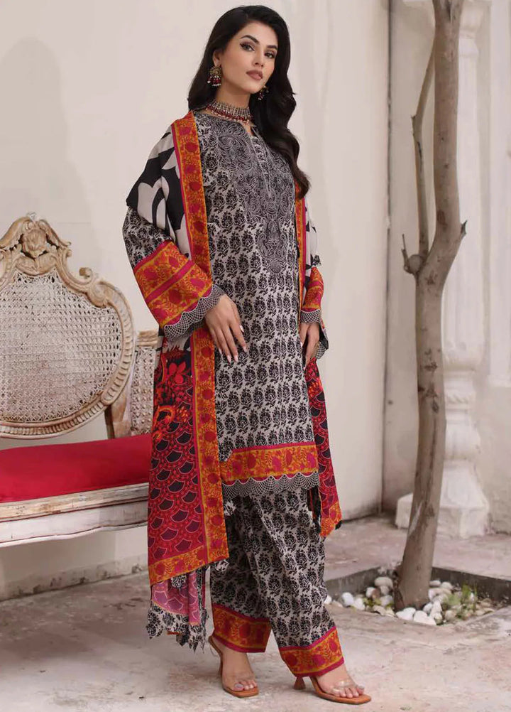 Charizma Embroidered Linen Suit Unstitched 3 Piece CRZ24EL CCW4-14 - Winter Collection