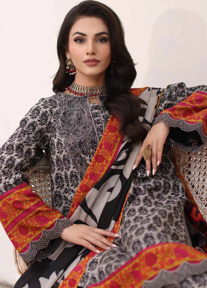 Charizma Embroidered Linen Suit Unstitched 3 Piece CRZ24EL CCW4-14 - Winter Collection