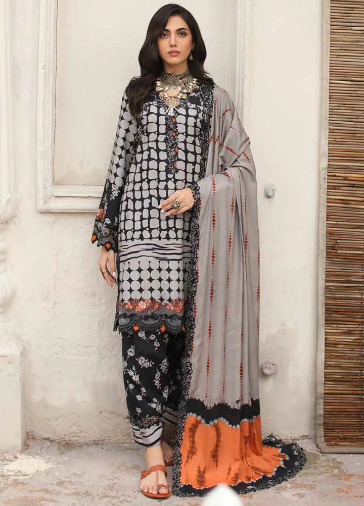 Charizma Embroidered Linen Suit Unstitched 3 Piece CRZ24EL CCW4-16 - Winter Collection