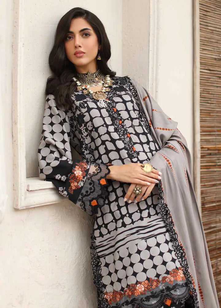 Charizma Embroidered Linen Suit Unstitched 3 Piece CRZ24EL CCW4-16 - Winter Collection