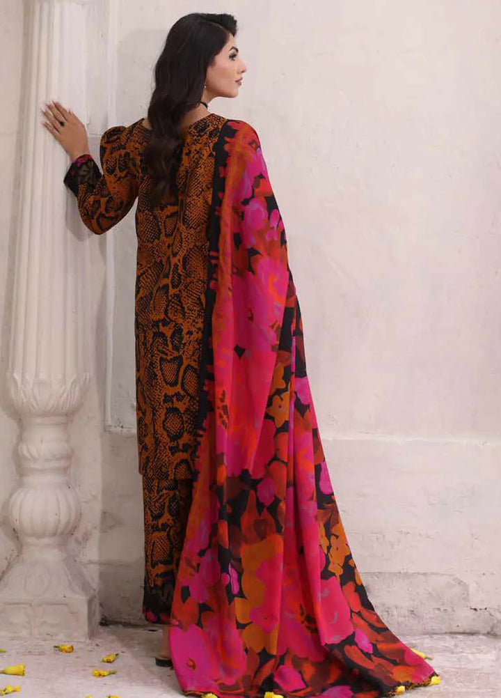 Charizma Embroidered Linen Suit Unstitched 3 Piece CRZ24EL CCW4-17 - Winter Collection