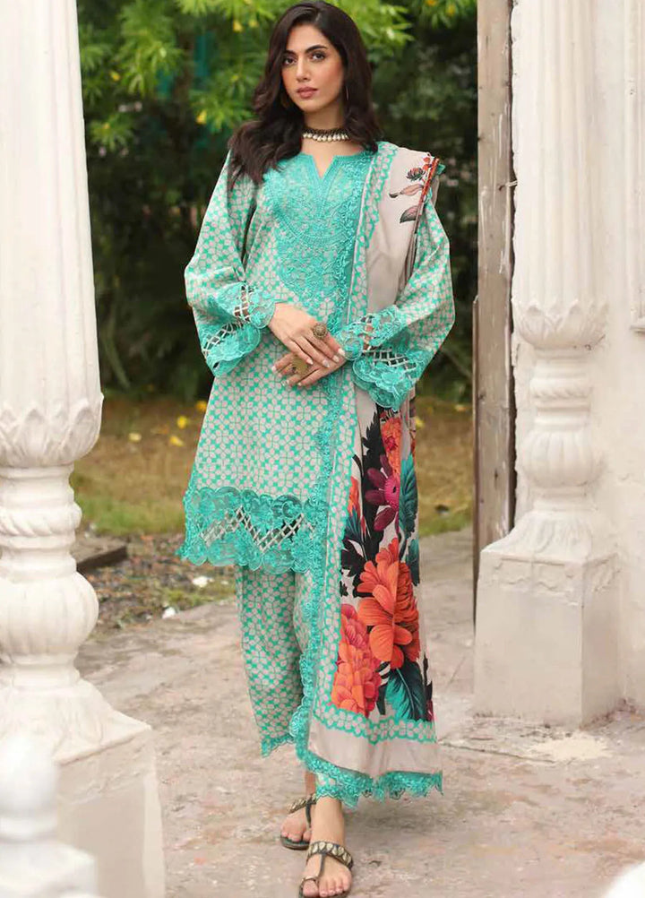 Charizma Embroidered Linen Suit Unstitched 3 Piece CRZ24EL CCW4-18 - Winter Collection