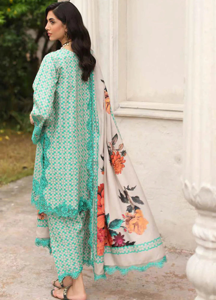 Charizma Embroidered Linen Suit Unstitched 3 Piece CRZ24EL CCW4-18 - Winter Collection