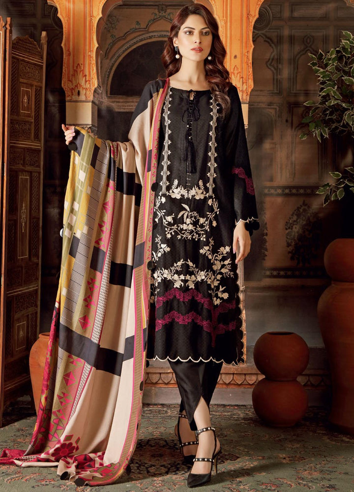 Charizma Embroidered Ikkat Suits Unstitched 3 Piece CRZ21MI CMI-01 - Winter Collection