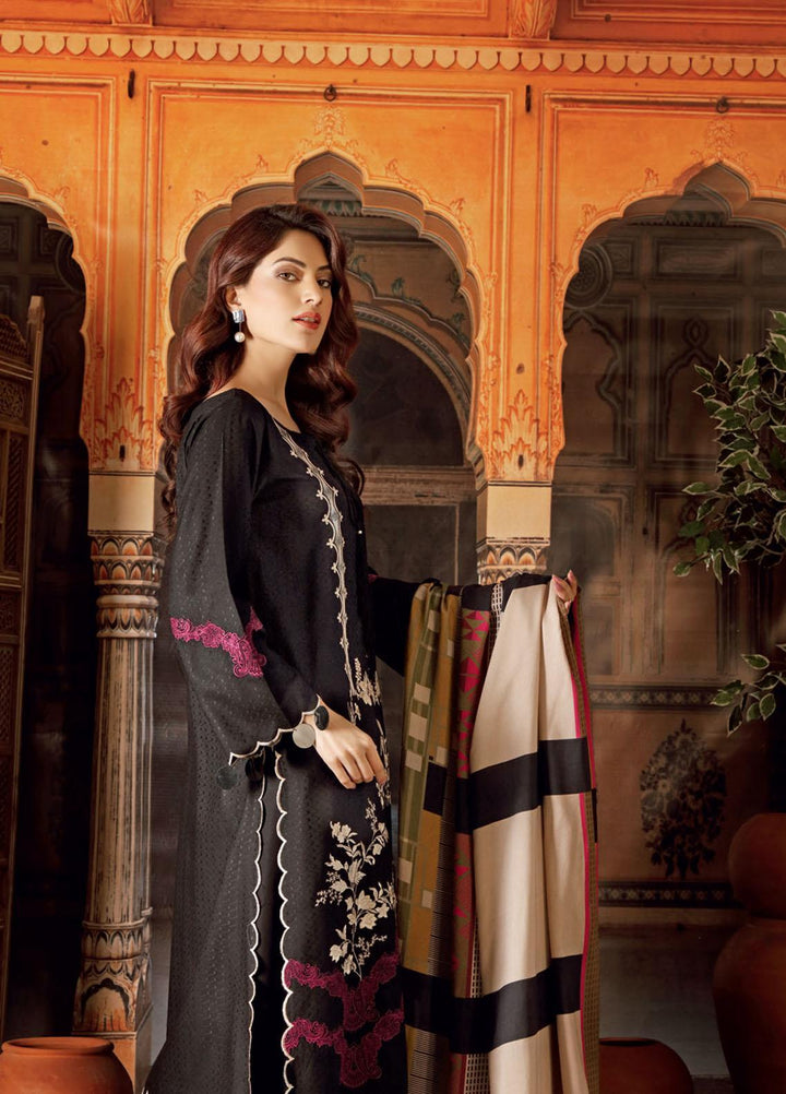 Charizma Embroidered Ikkat Suits Unstitched 3 Piece CRZ21MI CMI-01 - Winter Collection