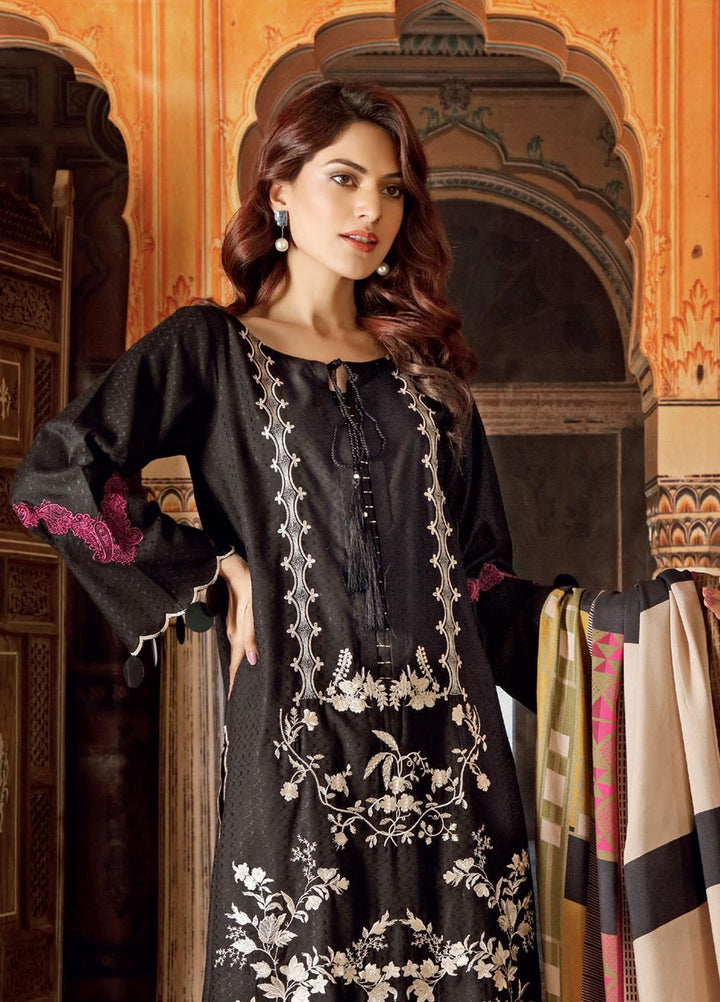 Charizma Embroidered Ikkat Suits Unstitched 3 Piece CRZ21MI CMI-01 - Winter Collection