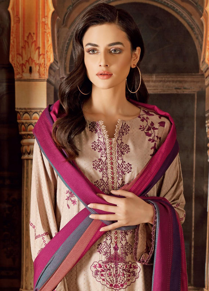 Charizma Embroidered Ikkat Suits Unstitched 3 Piece CRZ21MI CMI-07 - Winter Collection