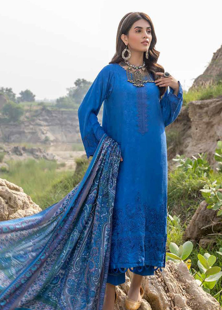 Charizma Embroidered Marina Suits Unstitched 3 Piece CRZ22MJ CLJ-02 - Winter Collection