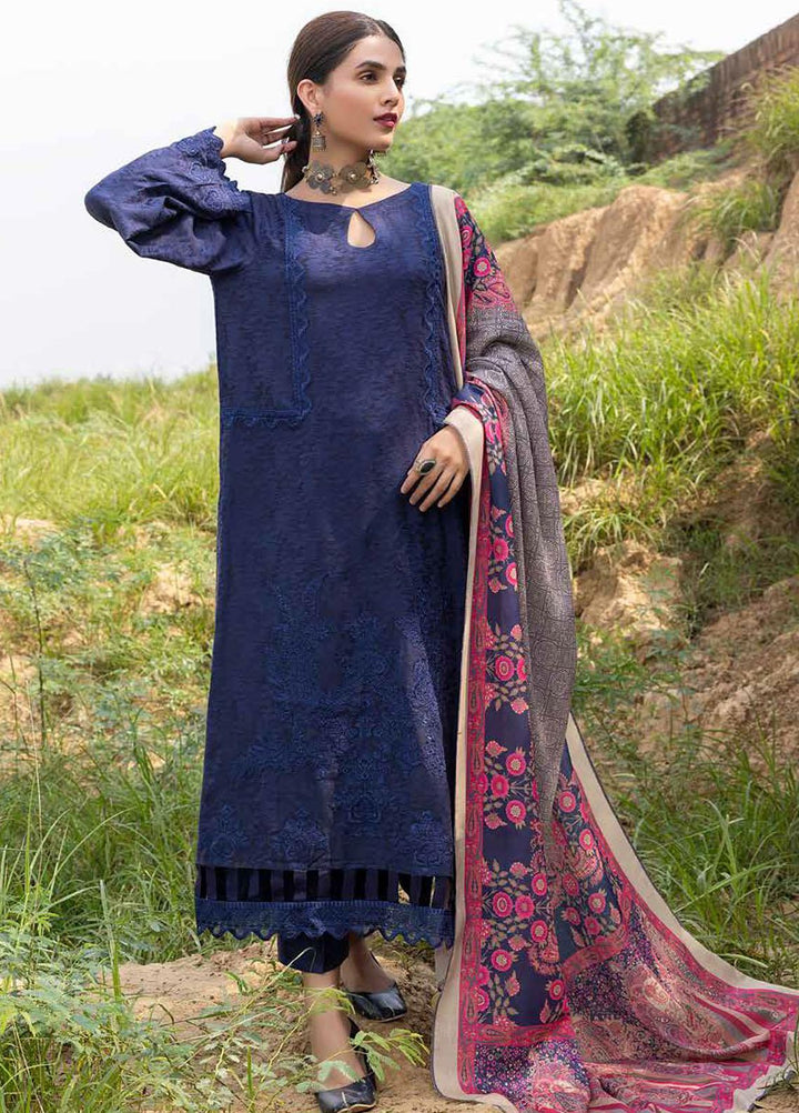 Charizma Embroidered Marina Suits Unstitched 3 Piece CRZ22MJ CLJ-03 - Winter Collection