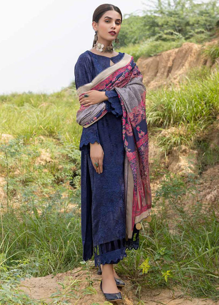 Charizma Embroidered Marina Suits Unstitched 3 Piece CRZ22MJ CLJ-03 - Winter Collection