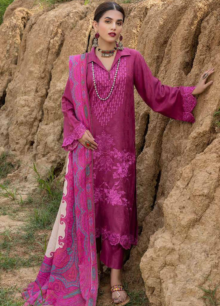 Charizma Embroidered Marina Suits Unstitched 3 Piece CRZ22MJ CLJ-04 - Winter Collection