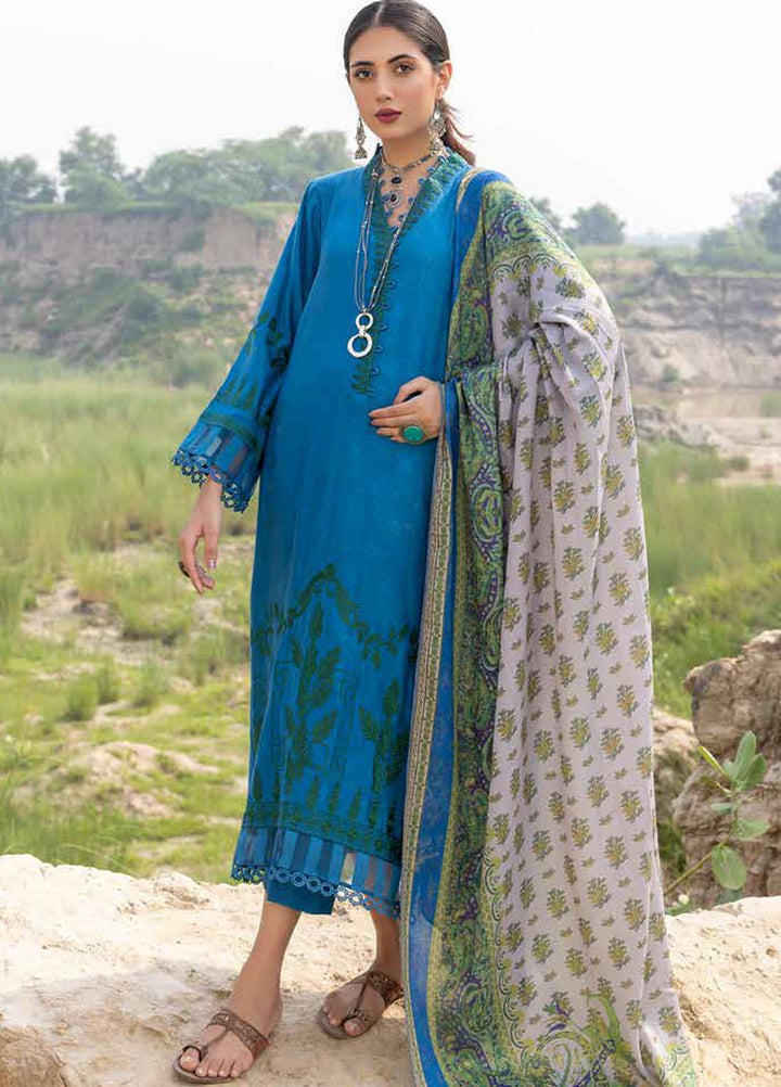 Charizma Embroidered Marina Suits Unstitched 3 Piece CRZ22MJ CLJ-05 - Winter Collection