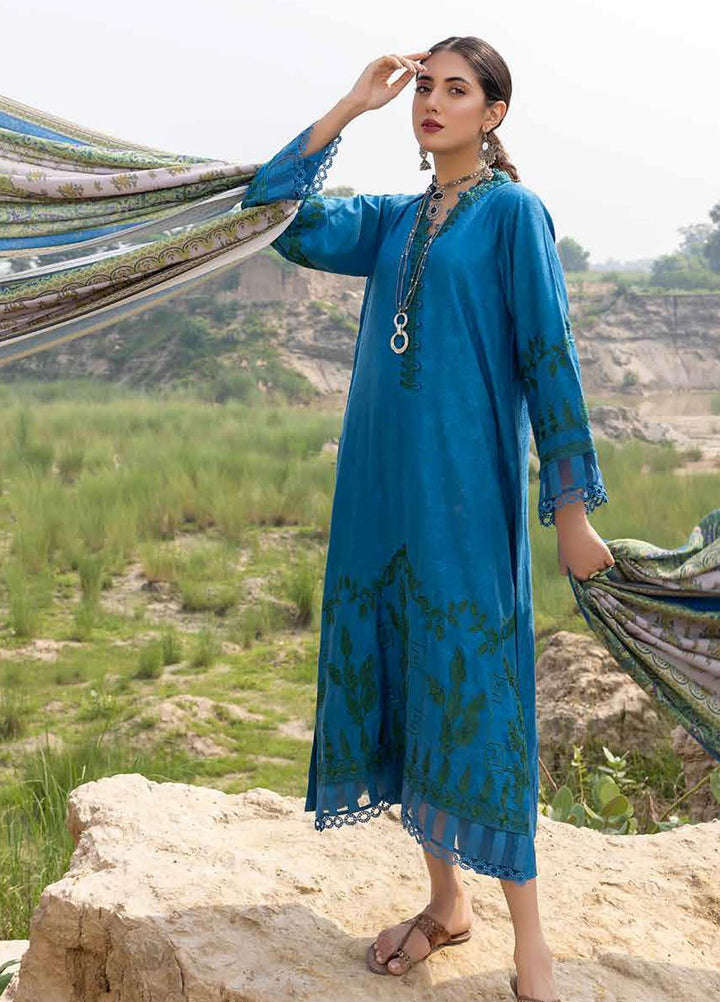 Charizma Embroidered Marina Suits Unstitched 3 Piece CRZ22MJ CLJ-05 - Winter Collection