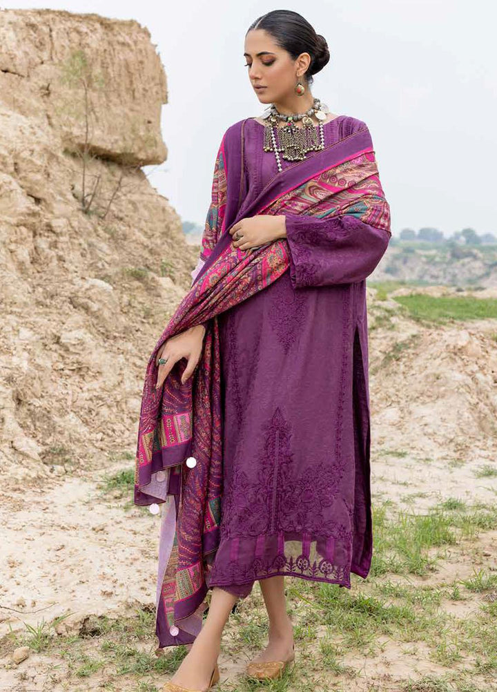 Charizma Embroidered Marina Suits Unstitched 3 Piece CRZ22MJ CLJ-06 - Winter Collection